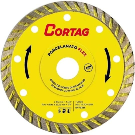 disco cortag porcelanato